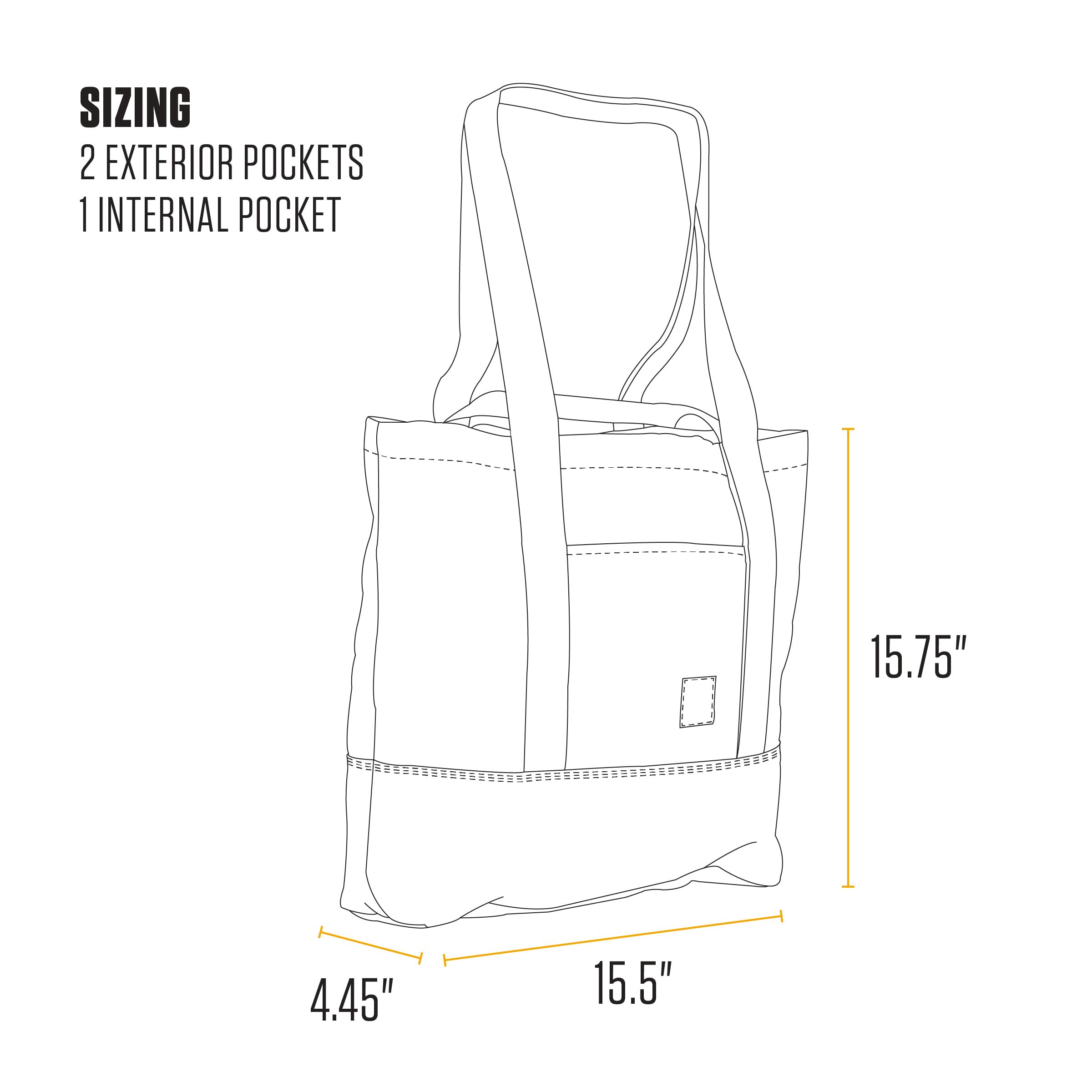 Carhartt Vertical 18L Firm Duck Tote Bag, Firm Duck Cotton Material W/Hand and Shoulder Straps - Image 7