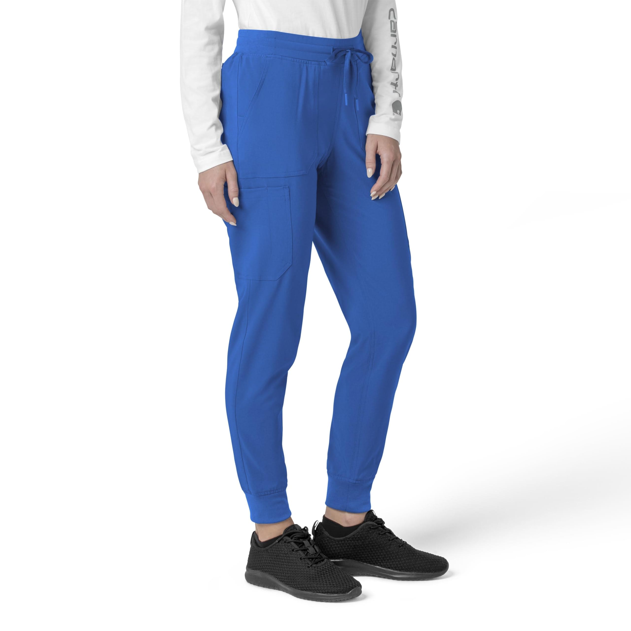 Carhartt Women's Force Cross-Flex Modern Fit Cargo Jogger Scrub Pants - Image 5
