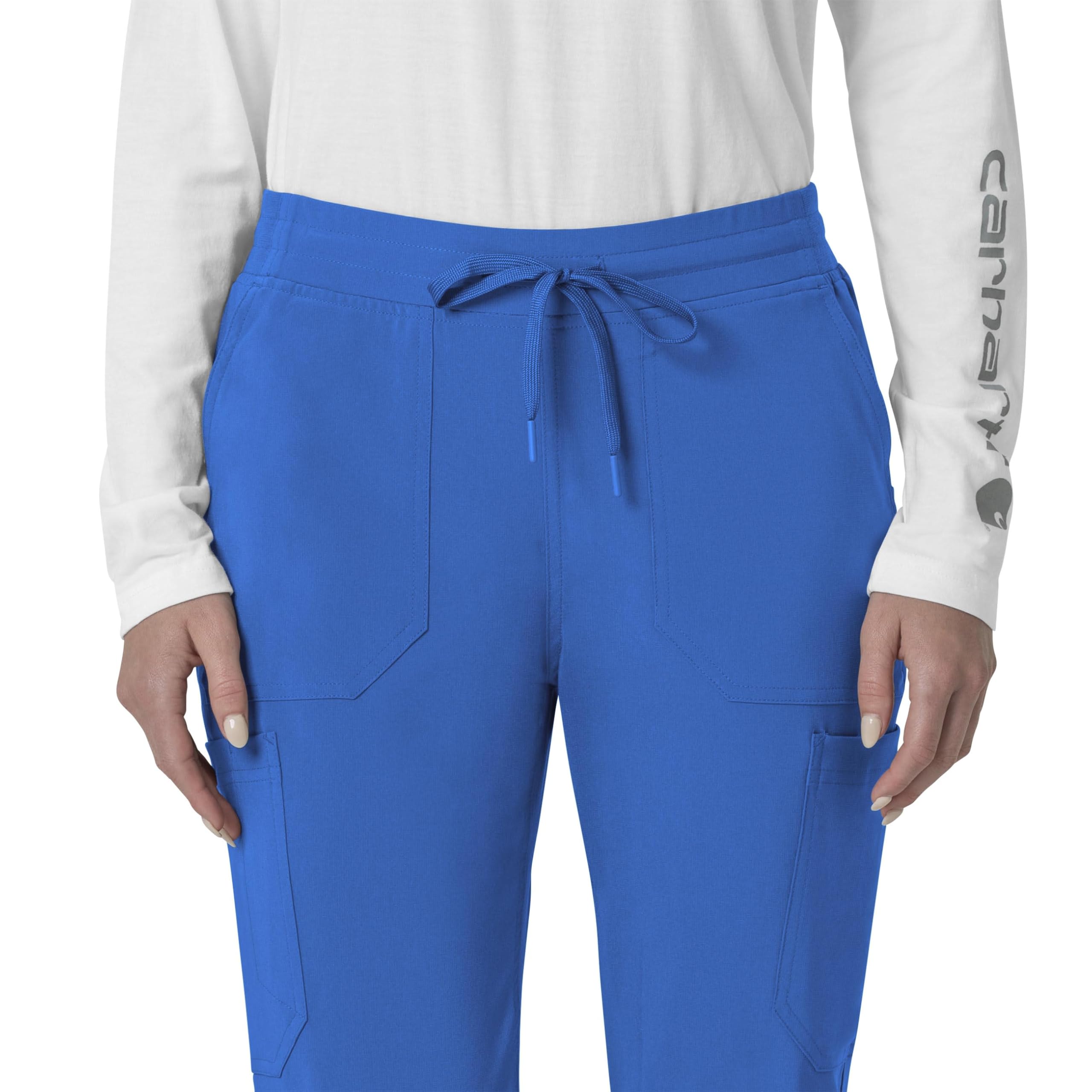 Carhartt Women's Force Cross-Flex Modern Fit Cargo Jogger Scrub Pants - Image 6