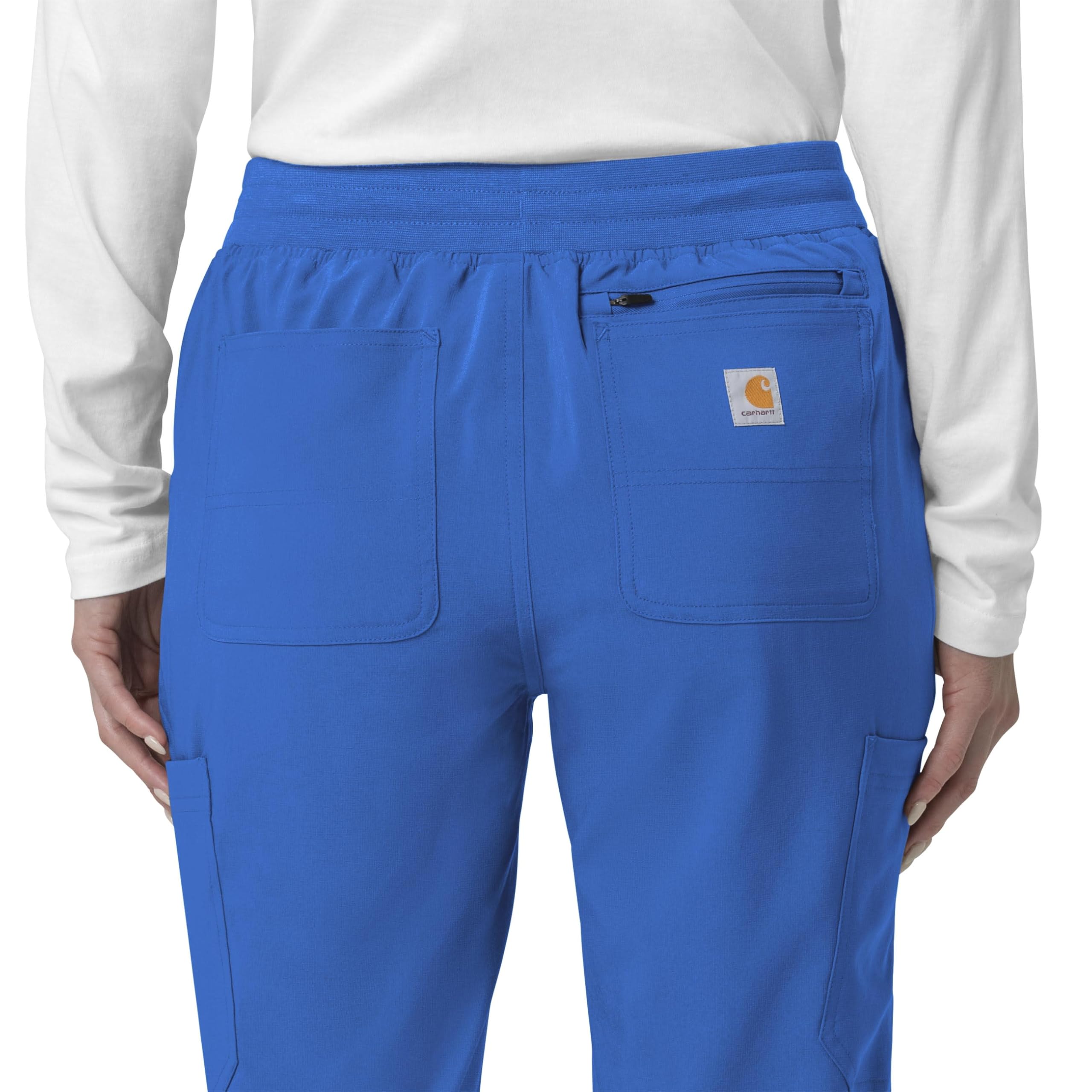 Carhartt Women's Force Cross-Flex Modern Fit Cargo Jogger Scrub Pants - Image 7