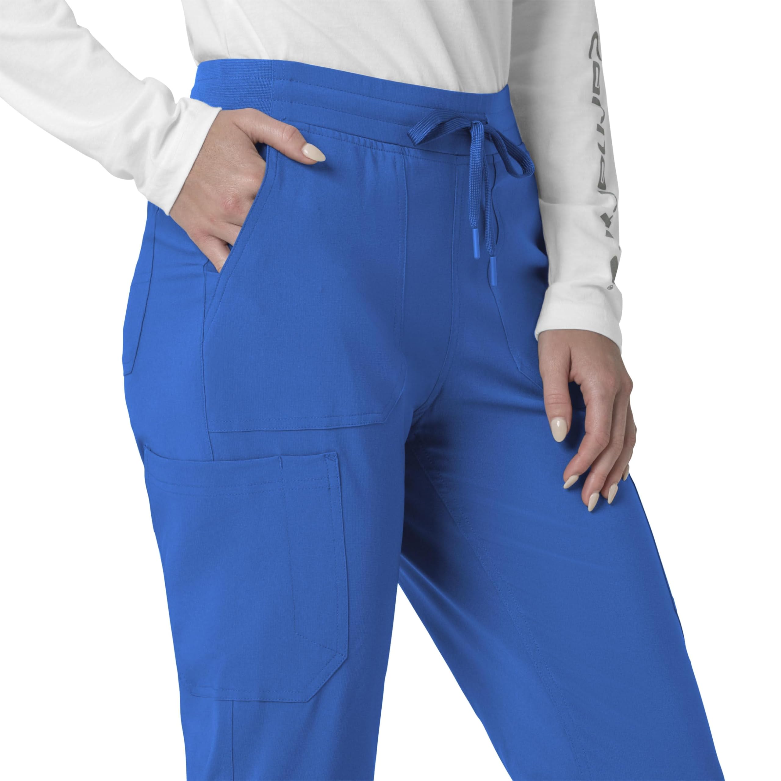 Carhartt Women's Force Cross-Flex Modern Fit Cargo Jogger Scrub Pants - Image 8