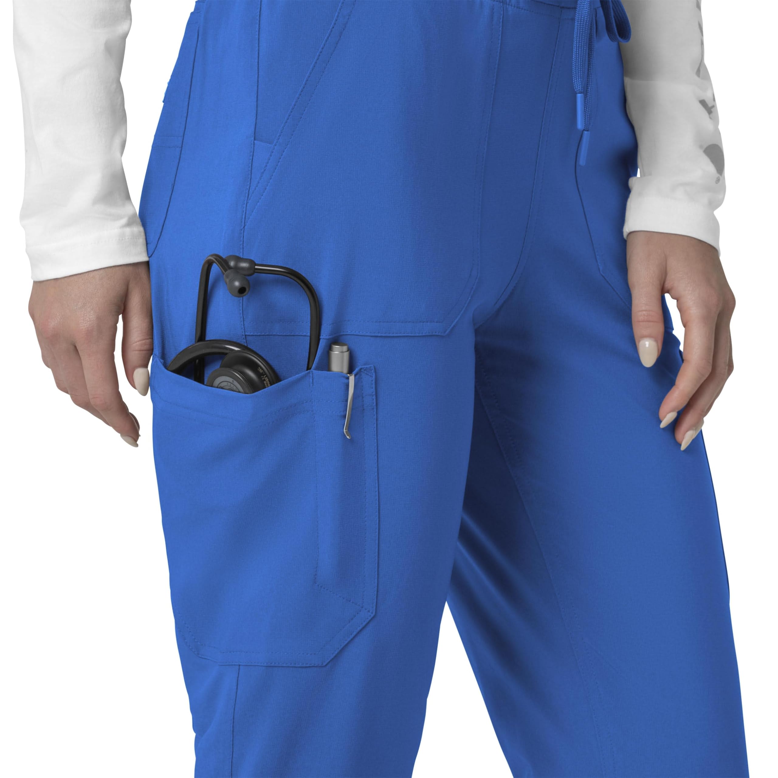 Carhartt Women's Force Cross-Flex Modern Fit Cargo Jogger Scrub Pants - Image 9