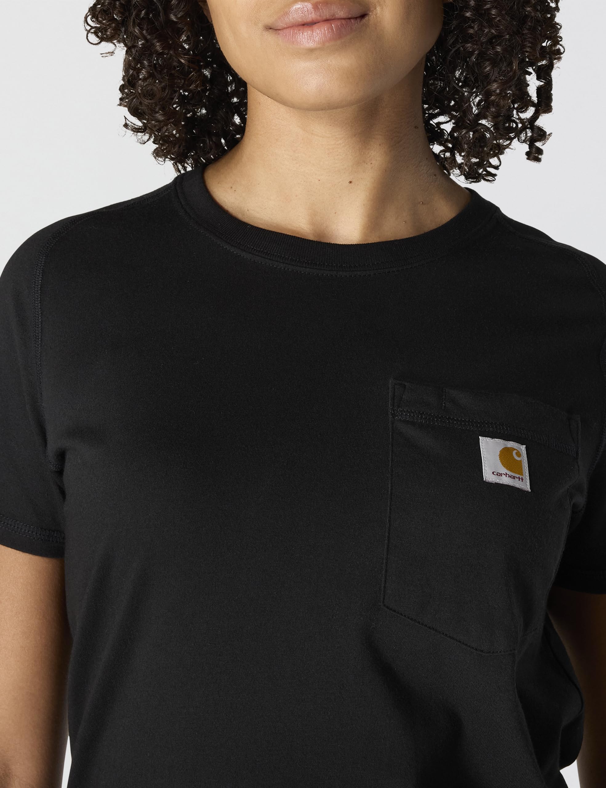 Carhartt Women's Force Relaxed Fit Midweight Pocket T-Shirt 105415 - Image 5