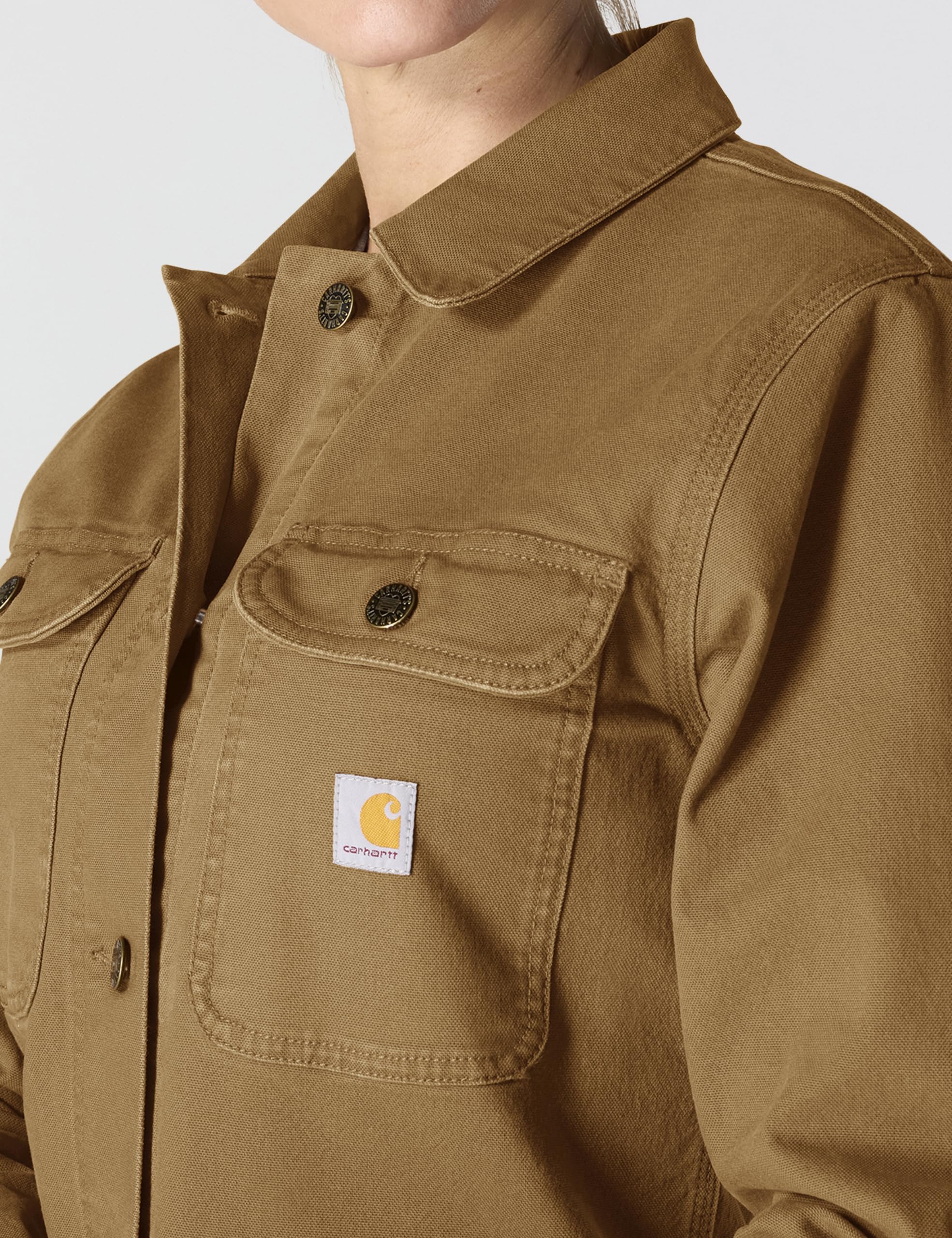 Carhartt Women's Iconic Stretch Duck Chore Coat - Image 5