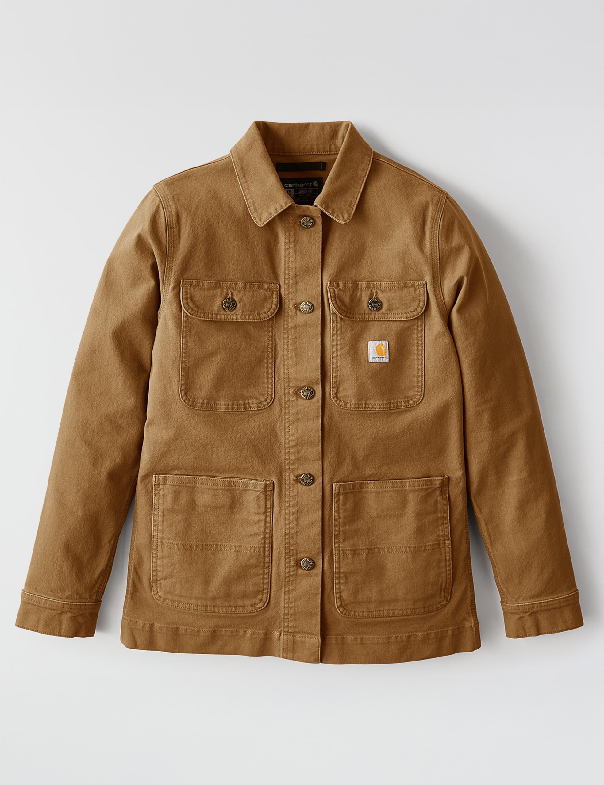 Carhartt Women's Iconic Stretch Duck Chore Coat - Image 7