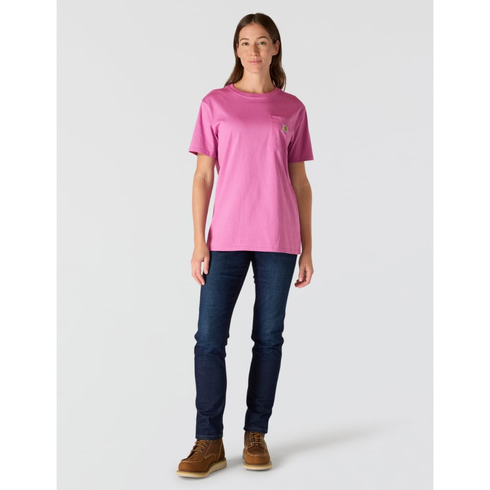 Carhartt Women's Iconic WK87 Pocket T-Shirt - Image 4