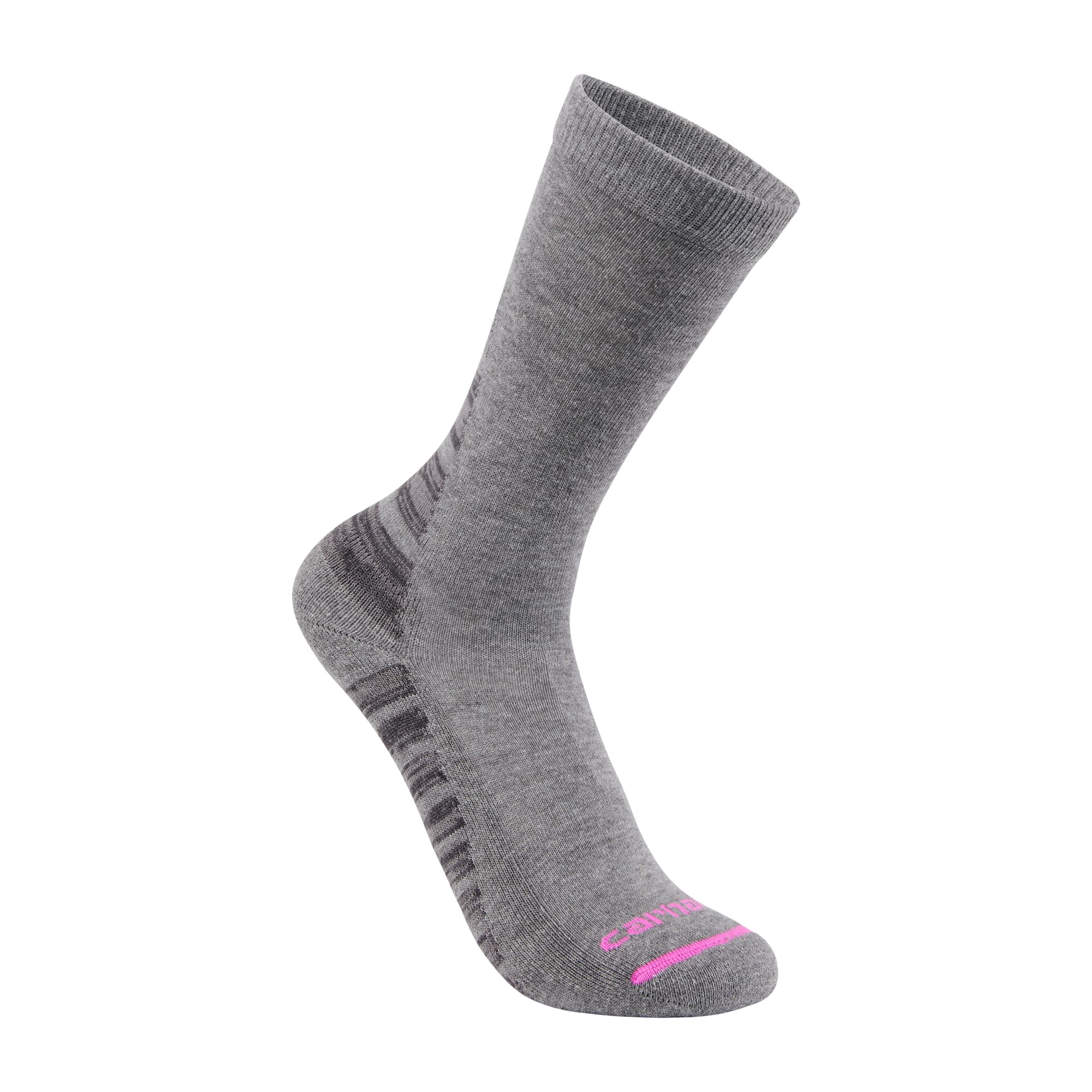 Carhartt Women's Midweight Synthetic-cotton Blend Crew Sock 3 Pack - Image 3
